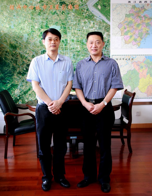 刘江秘书长拜访绍兴市钱建民市长