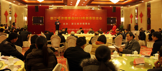 浙江经济理事会2013年新春联谊会隆重举行