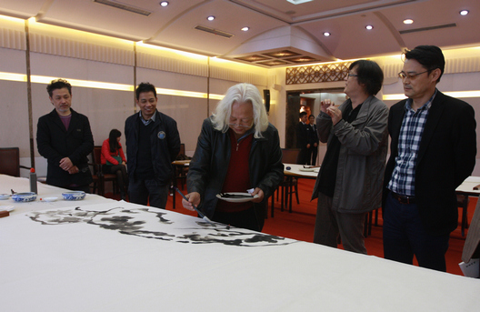 中国书画世界行浙江委员会在杭揭牌
