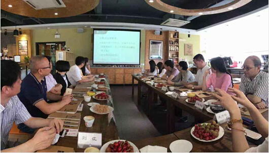 我会秘书处应杭州市民进企业家联谊会毛秘书长邀请赴可莎蜜兒总部基地考察