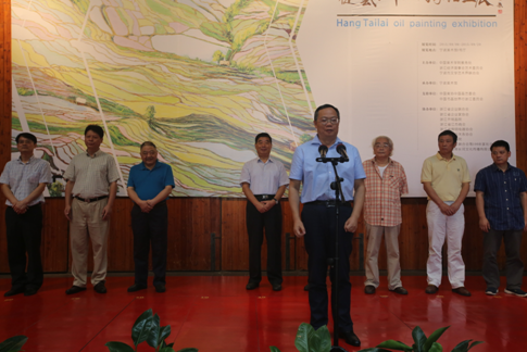 黄泰来从艺六十五周年油画展在宁波美术馆开幕