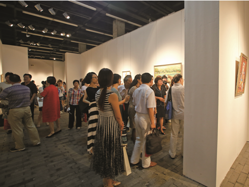 黄泰来从艺六十五周年油画展在宁波美术馆开幕