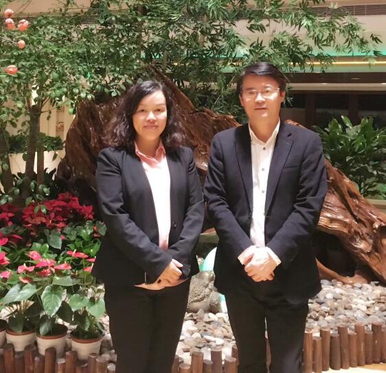 我会秘书长刘江于杭会见《欧亚时报》社长朱爱莲女士